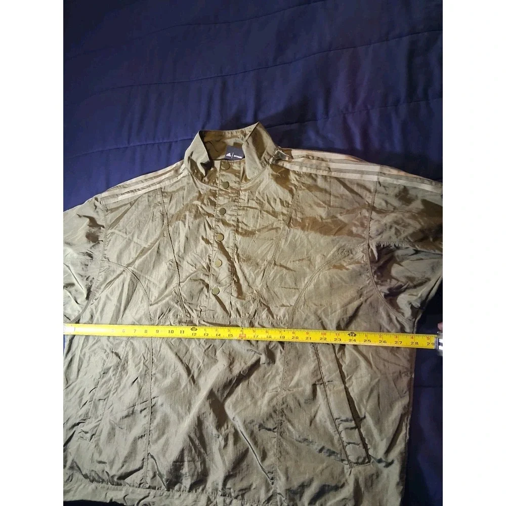 Adidas x Ivy Park Unisex Nylon‎ Metal M IVP Annorak Jacket Olive Beyonce HG0686